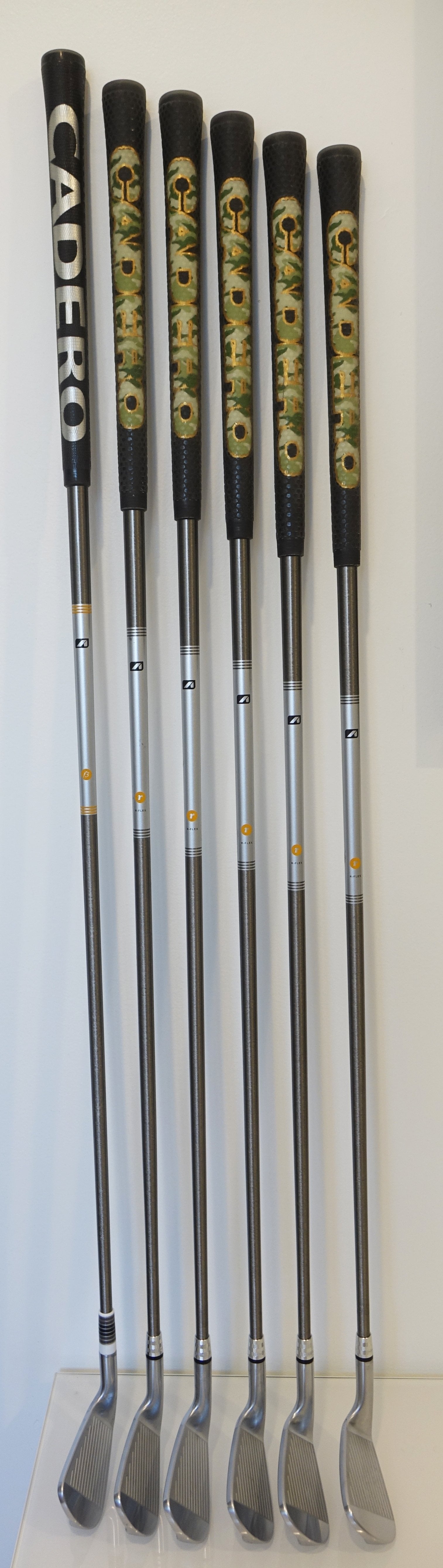 Set of Epon AF-307 irons 6-PW  + an Epon AF-507 5 Iron w/ SteelFiber Shafts